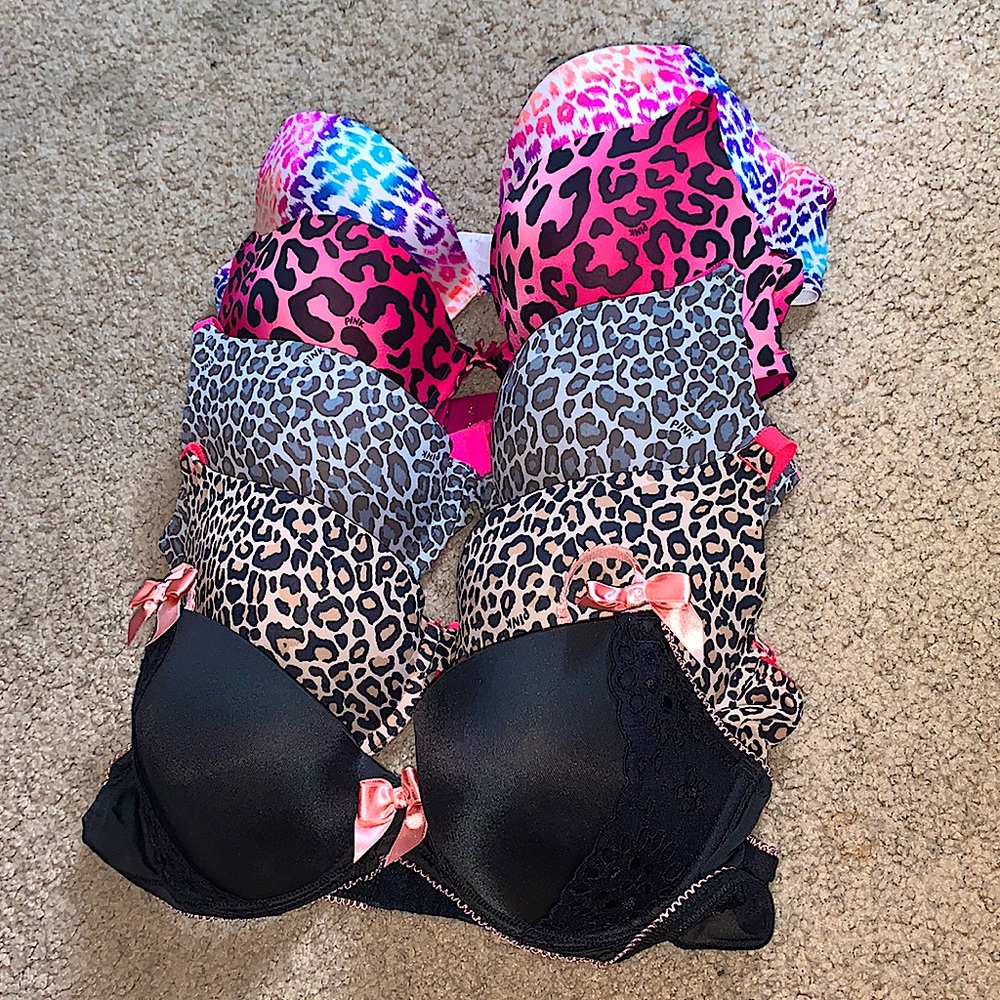 Very cute bras from Pink and Victoria’s Secret!